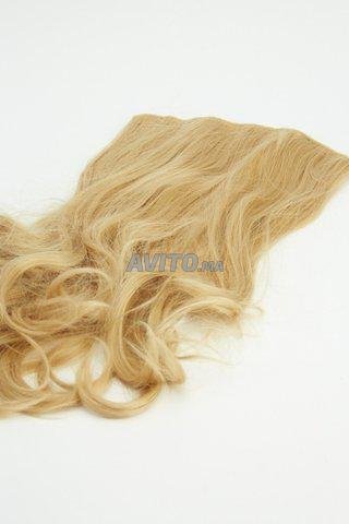 Extensions Blond cendré cheveux à clips - 3