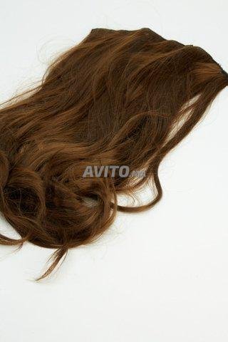 Extensions Blond cendré cheveux à clips - 4