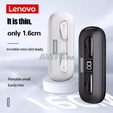 Lenovo écouteurs sans fil XT95 stéréo Ultra-mince - 1