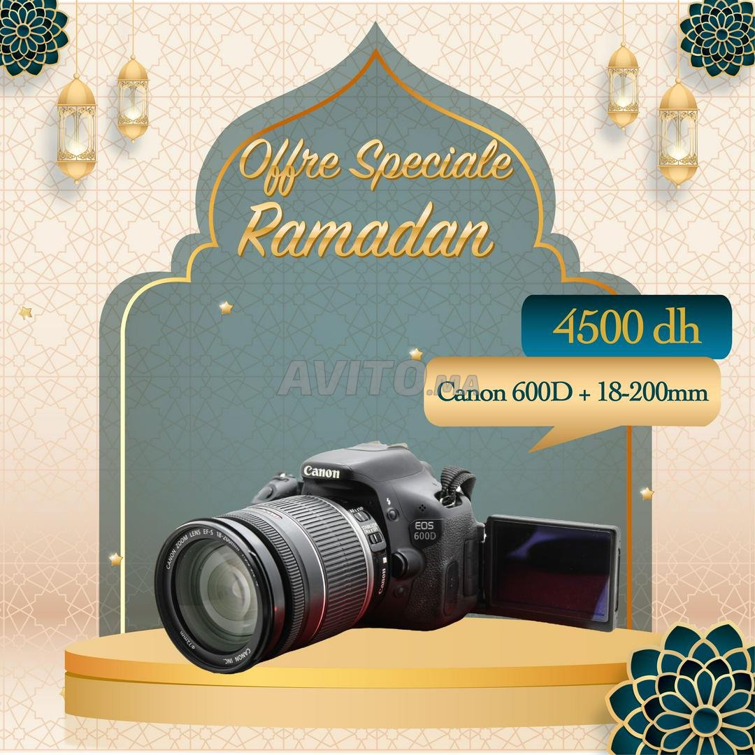 Spéciale Ramadan Canon EOS 600D avec 18-200mm - 1
