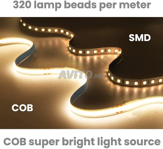 Bande LED COB Blanc Chaud 3000K 12V-5m - 2
