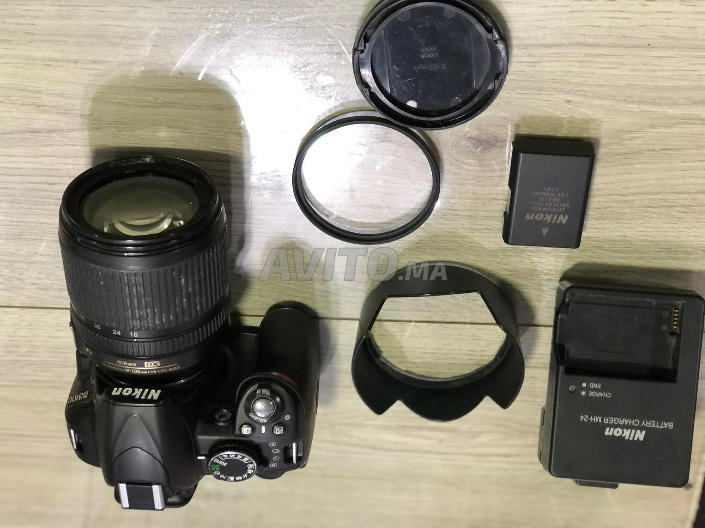 Nikon D3100 Appareil Reflex Noir 24 Mpixel Full HD - 6
