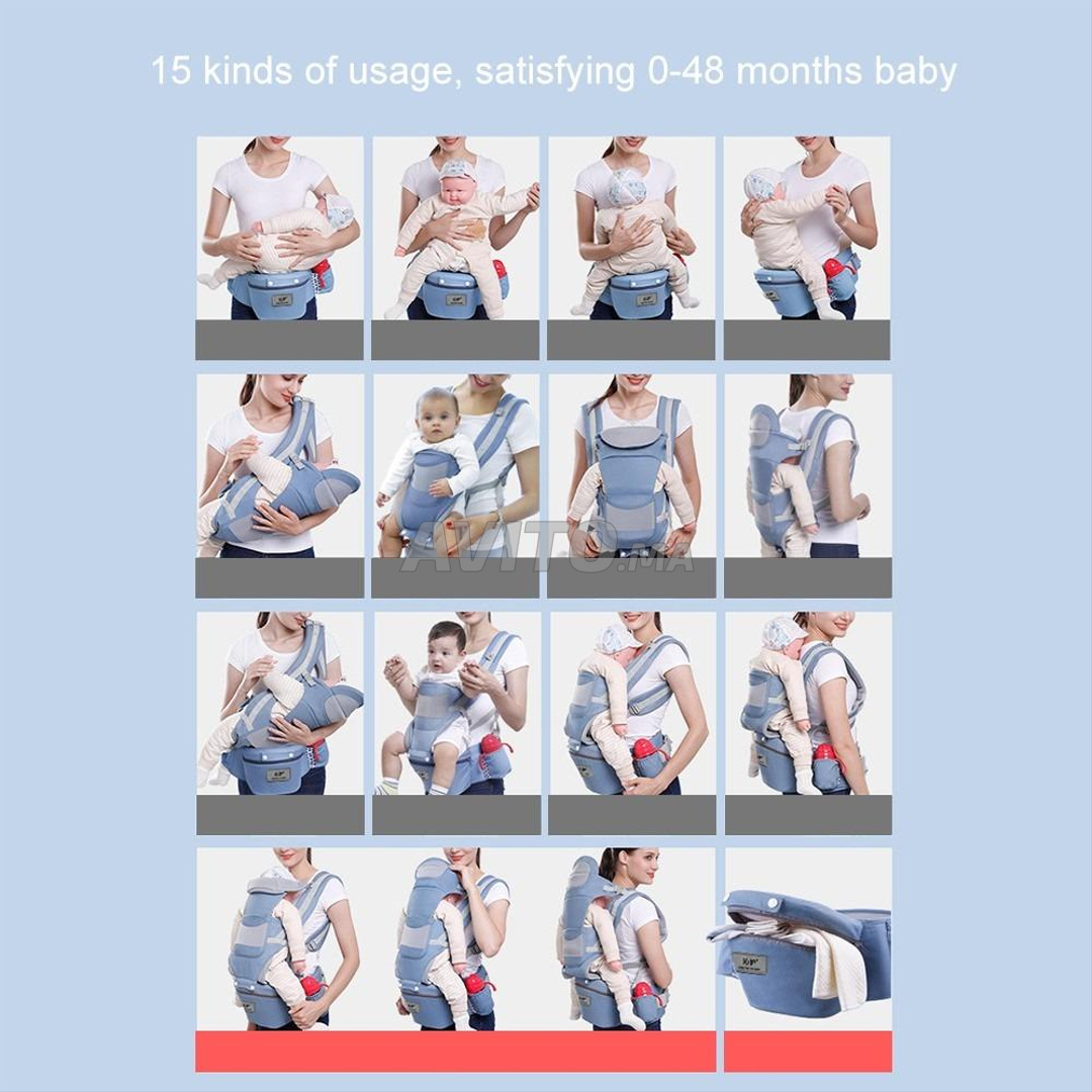 Porte bébé à 15 positions de 0-48 mois - 4