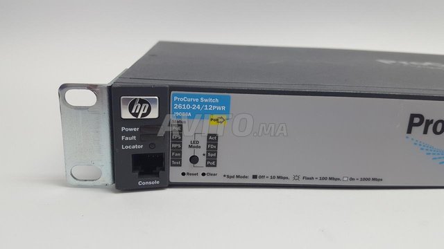 HP ProCurve 2610 24 ports  12  POE Remis à Neuf - 5