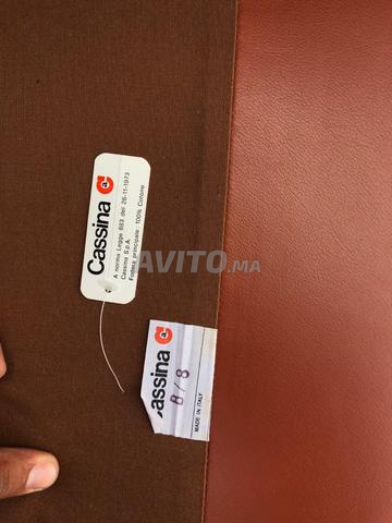 طقم كراسي Cassina Italy جلد 4 مقاعد