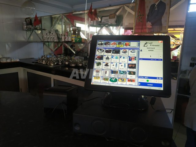 Pack caisse tactile cafe restaurant snack 