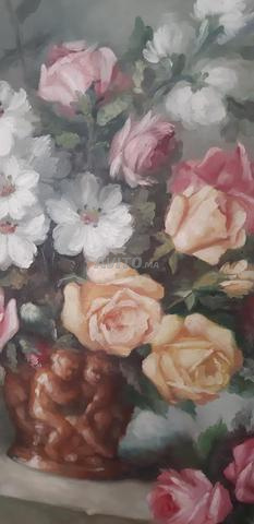 Grand tableau d'art signé 1960