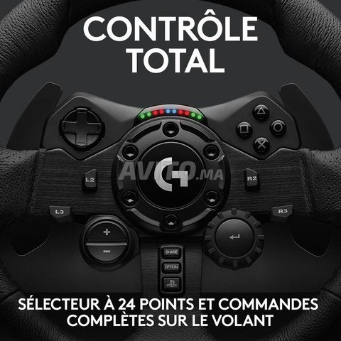 Volant Logitech G923 Trueforce pour PS4  PS5  PC - 1