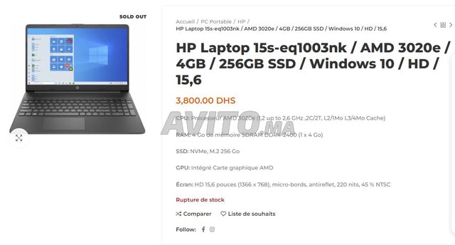 hp laptop 15s ultra slim PriX FIxE - 2