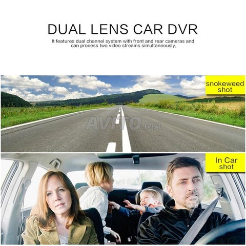 Dashcam Caméra de tableau de bord R300 DVR voiture - 8