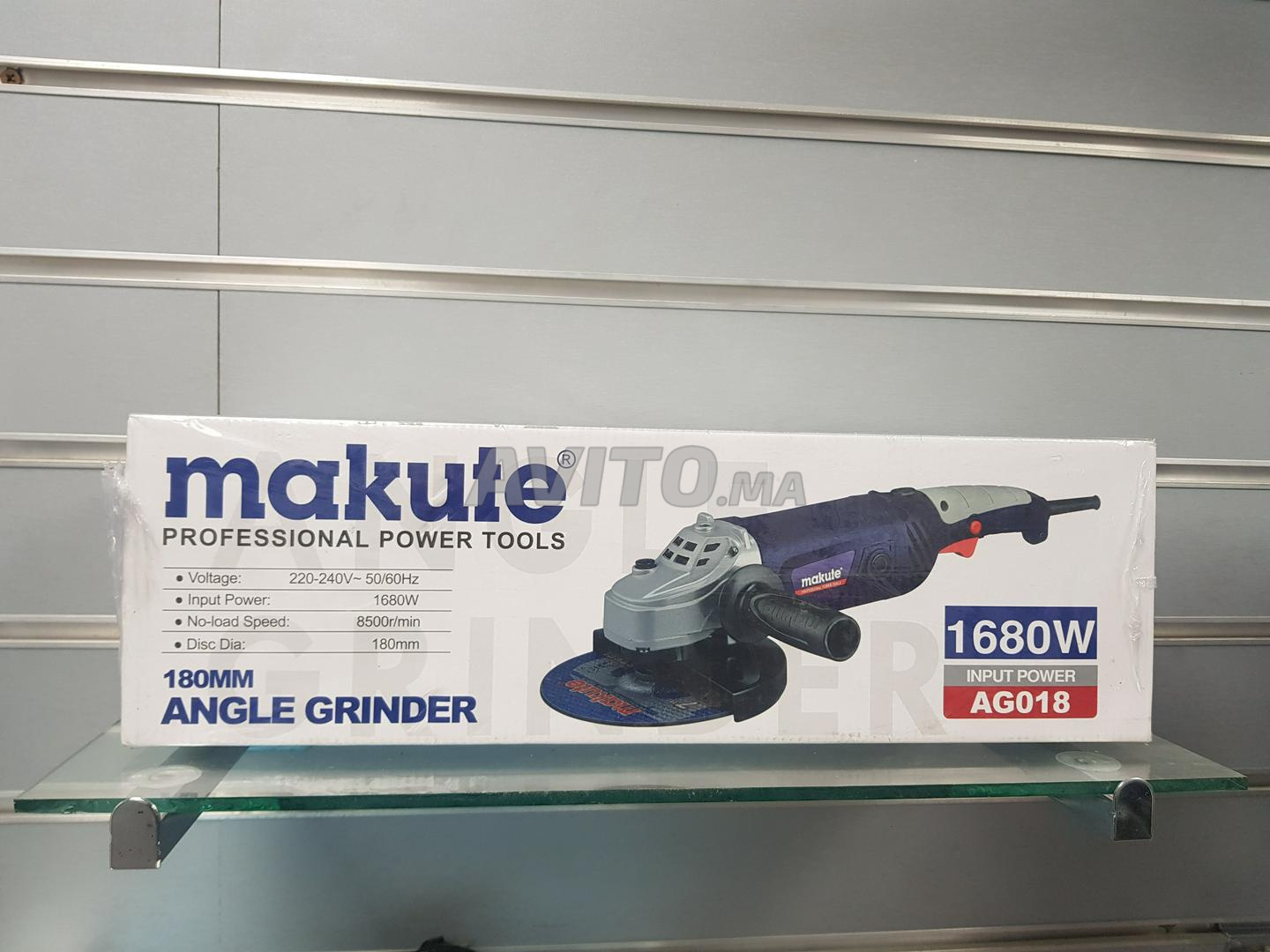 Power Tool 180mm 1680W  Electric Angle Grinder  - 2