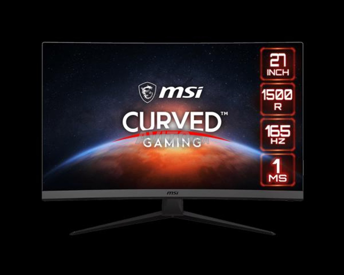 MSI Optix G27C7 Gaming Monitor Curved 165Hz  - 2