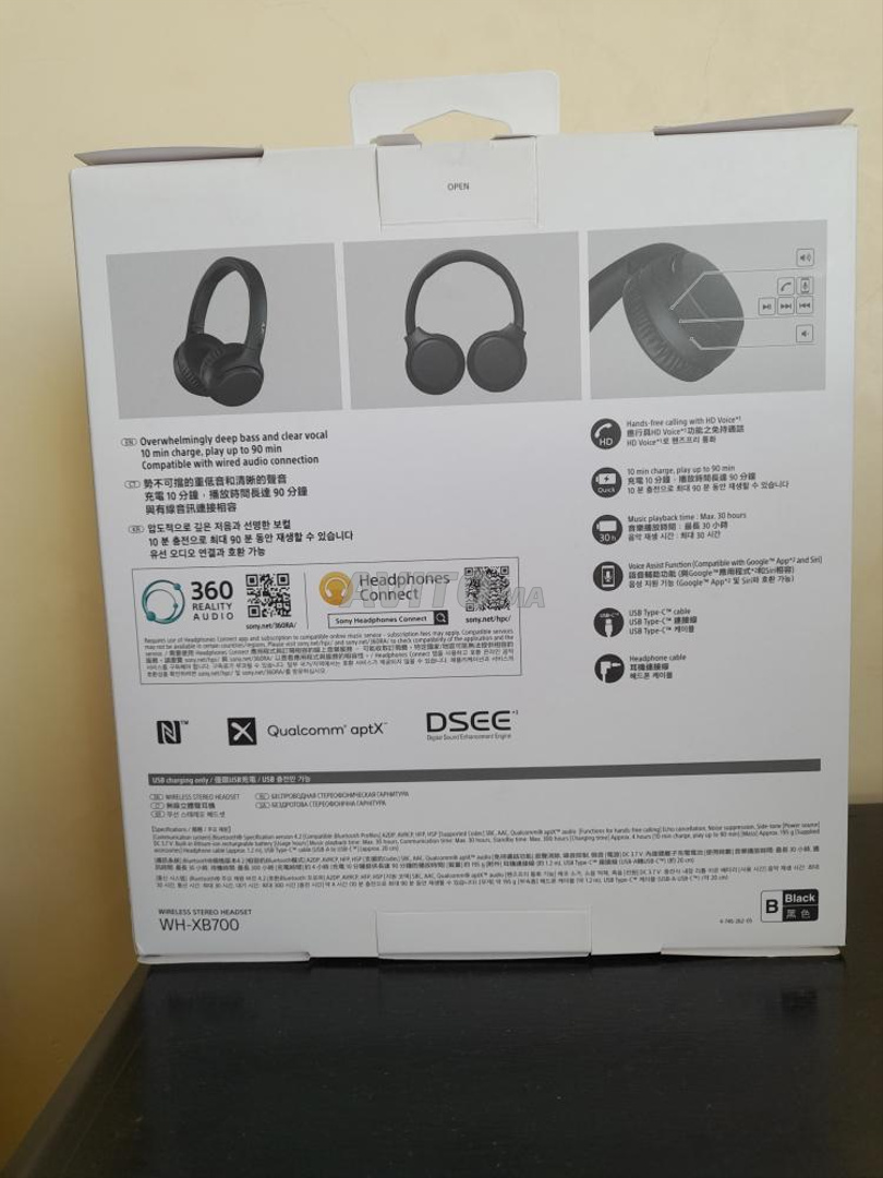 Casque sans fil SONY WH-XB700  Bluetooth - 2