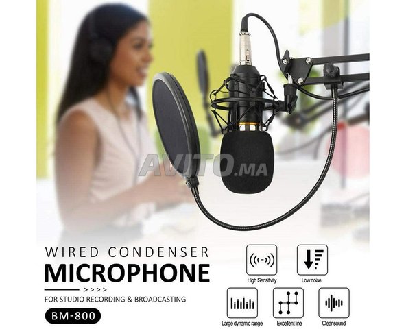 Microphone BM 800 Support de Studio Condenseur  - 1