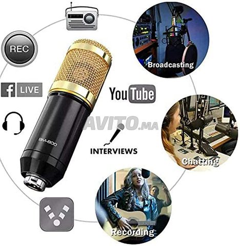 Microphone BM 800 Support de Studio Condenseur  - 2
