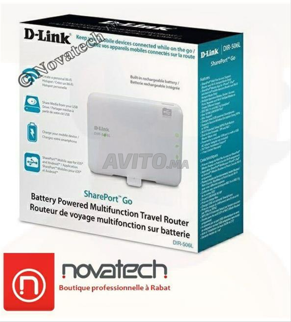 Répéteur Wi-Fi*DLINK-DIR-506L rechargeable - 1