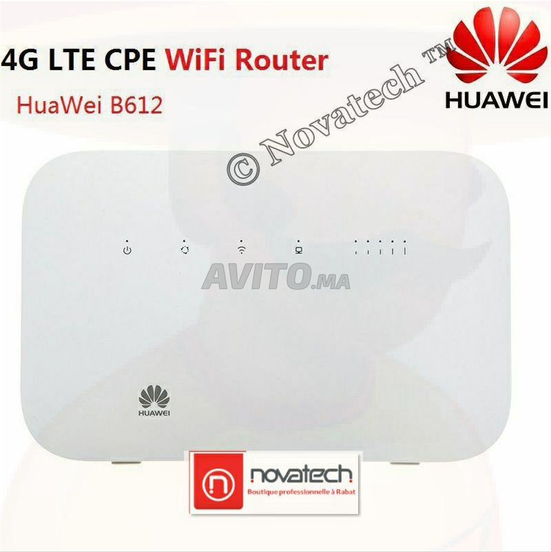 Modem/Routeur-Libre-4G/LTE 300Mbps/ Huawei B612 - 1