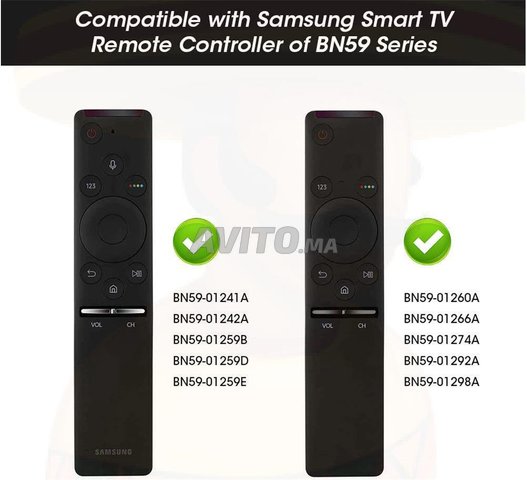 Télécommande vocale Samsung TV LED Smart UHD QLED - 5