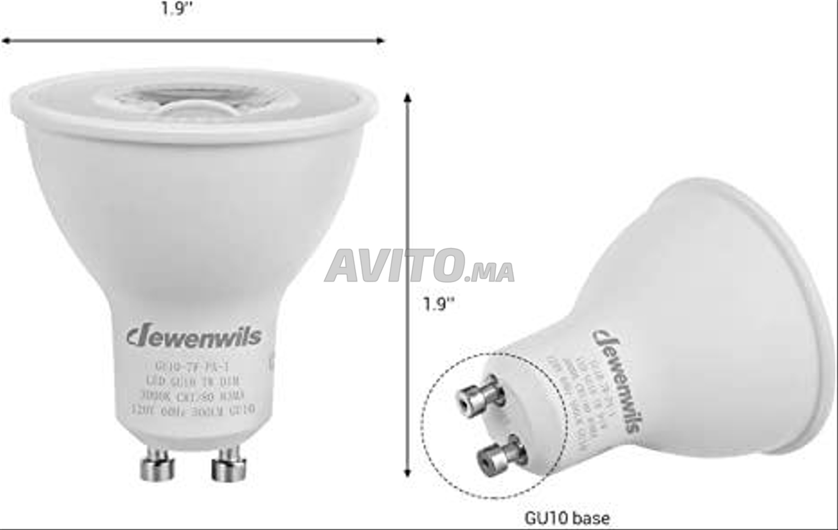 GU10 LED Dimmable Bulb  3000K warm glow - 2