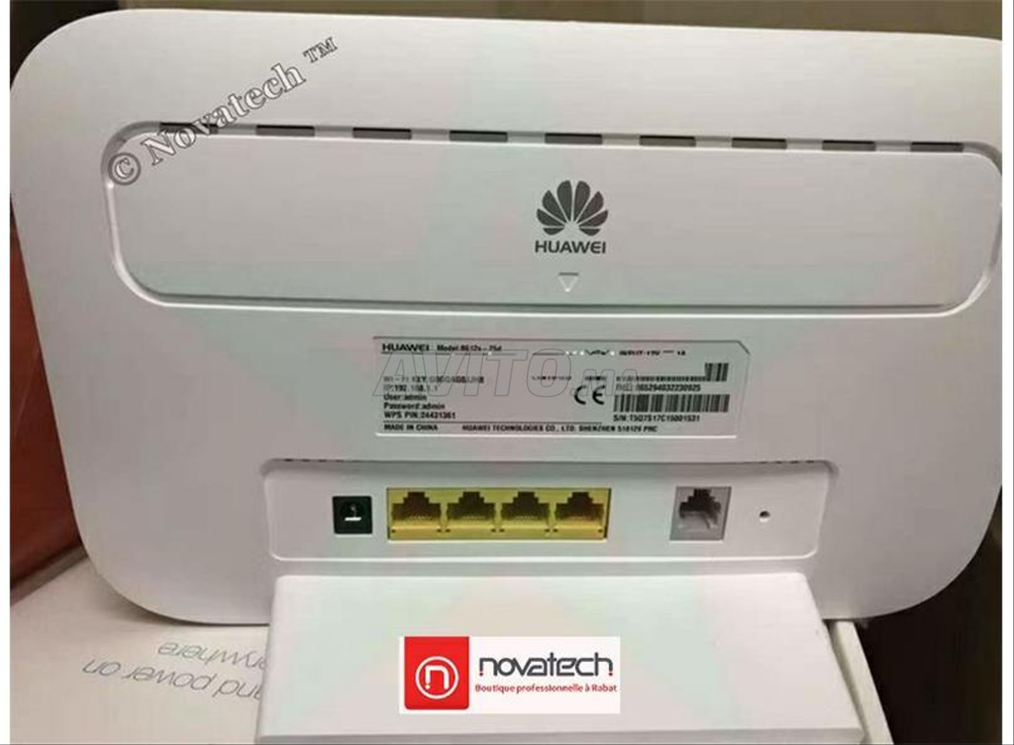 Modem/Routeur-Libre-4G/LTE 300Mbps/ Huawei B612 - 4