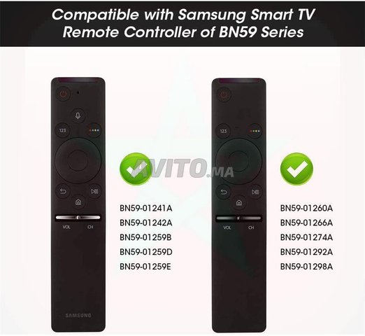 Télécommande vocale Samsung TV LED Smart UHD QLED - 5
