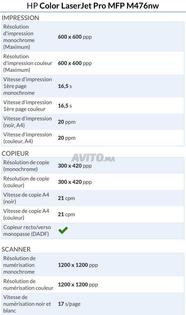  HP Color LaserJet Pro M476nw  - 2