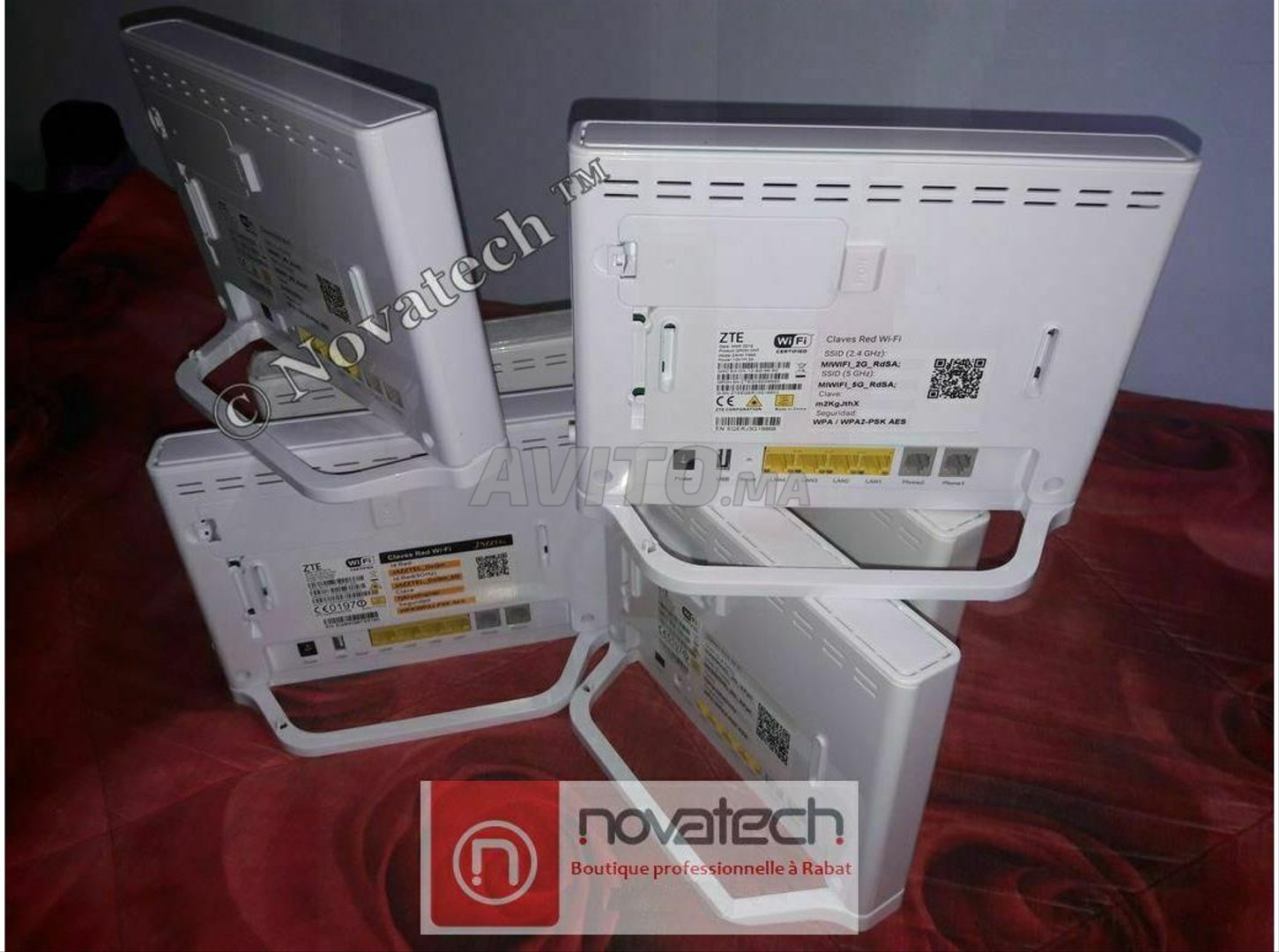 Routeur fibre optique Wifi Bi-Bande AC1750mbps/ZTE - 6