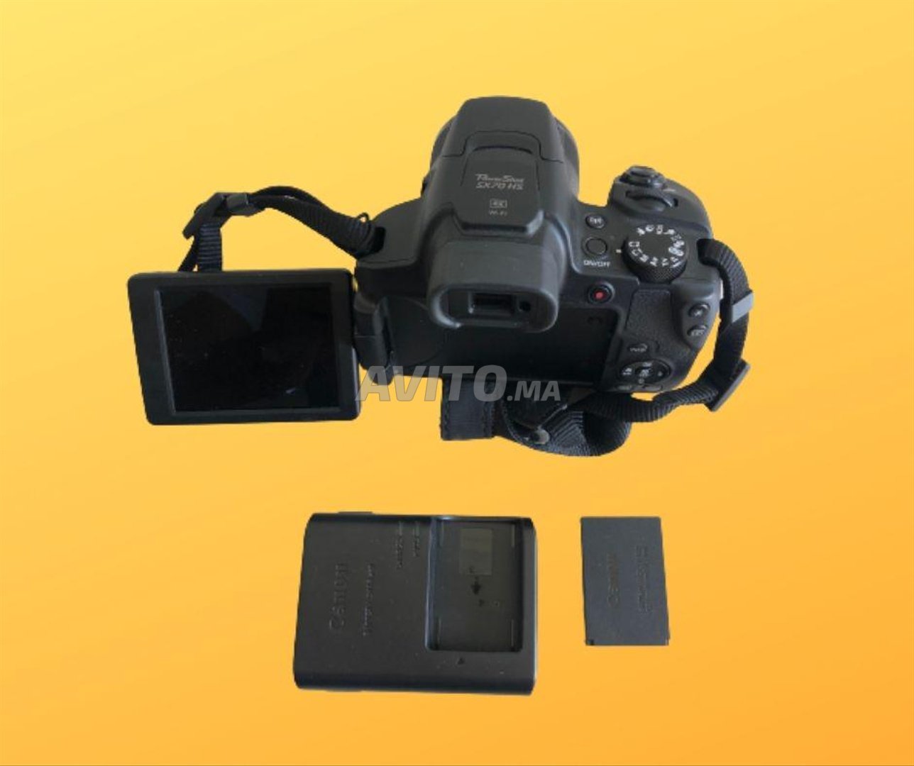 Appareil photo Canon Power Shot SX70 HS 4K Wifi  - 3