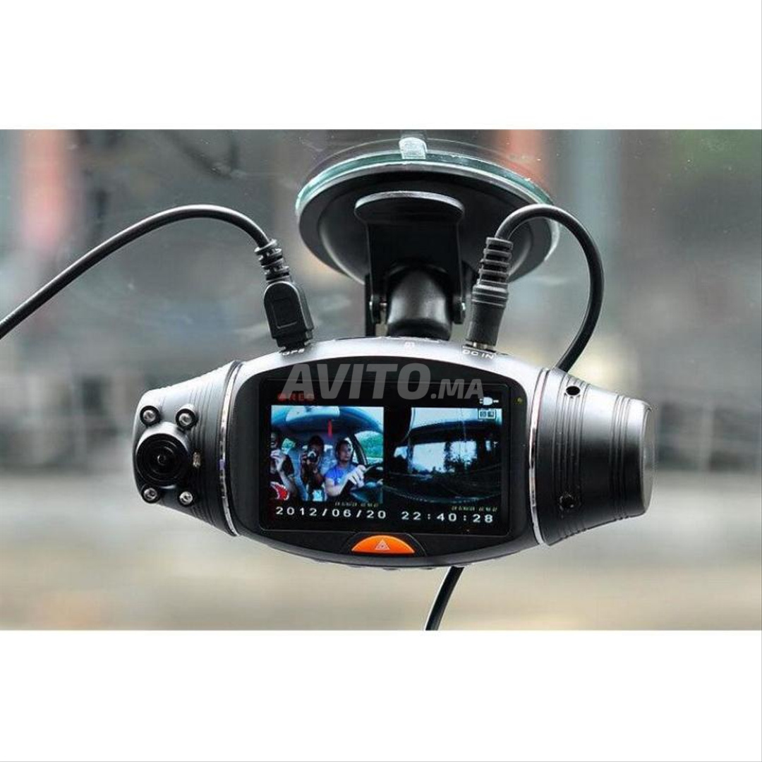 Double Caméra voiture Dash bord R310 Dashcam GPS - 7