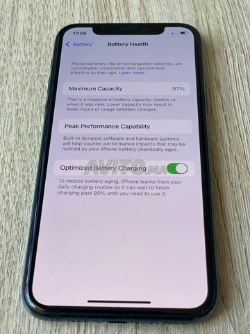 iPhone Pro Vert Profond 91 battery - 6