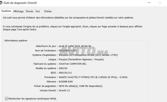 Asus Zenbook Pro i7 8Go RAM Iris & GTX 960M - 6