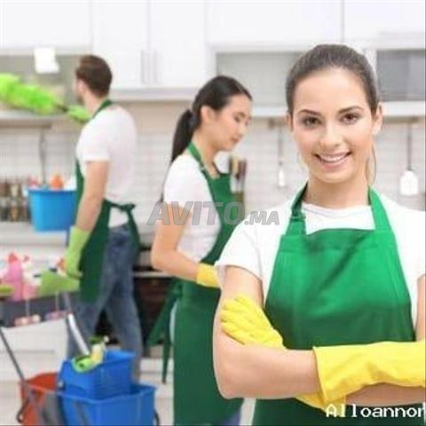 مطبخ تنظيف مربية