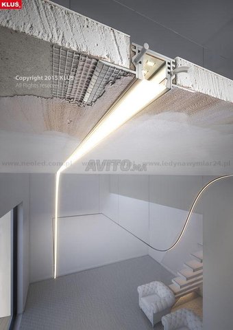Profilés encastrables pour ruban LED En aluminium - 2