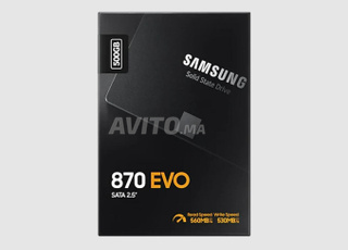 D.D SSD Samsung 870 EVO 500GB sata 6Gb/s - NEUF