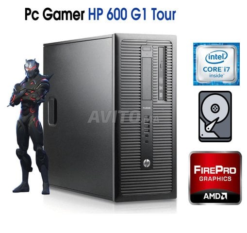 PC GAMER I7-4770K 3.5GHz AVEC GPU AMD W600  - 1
