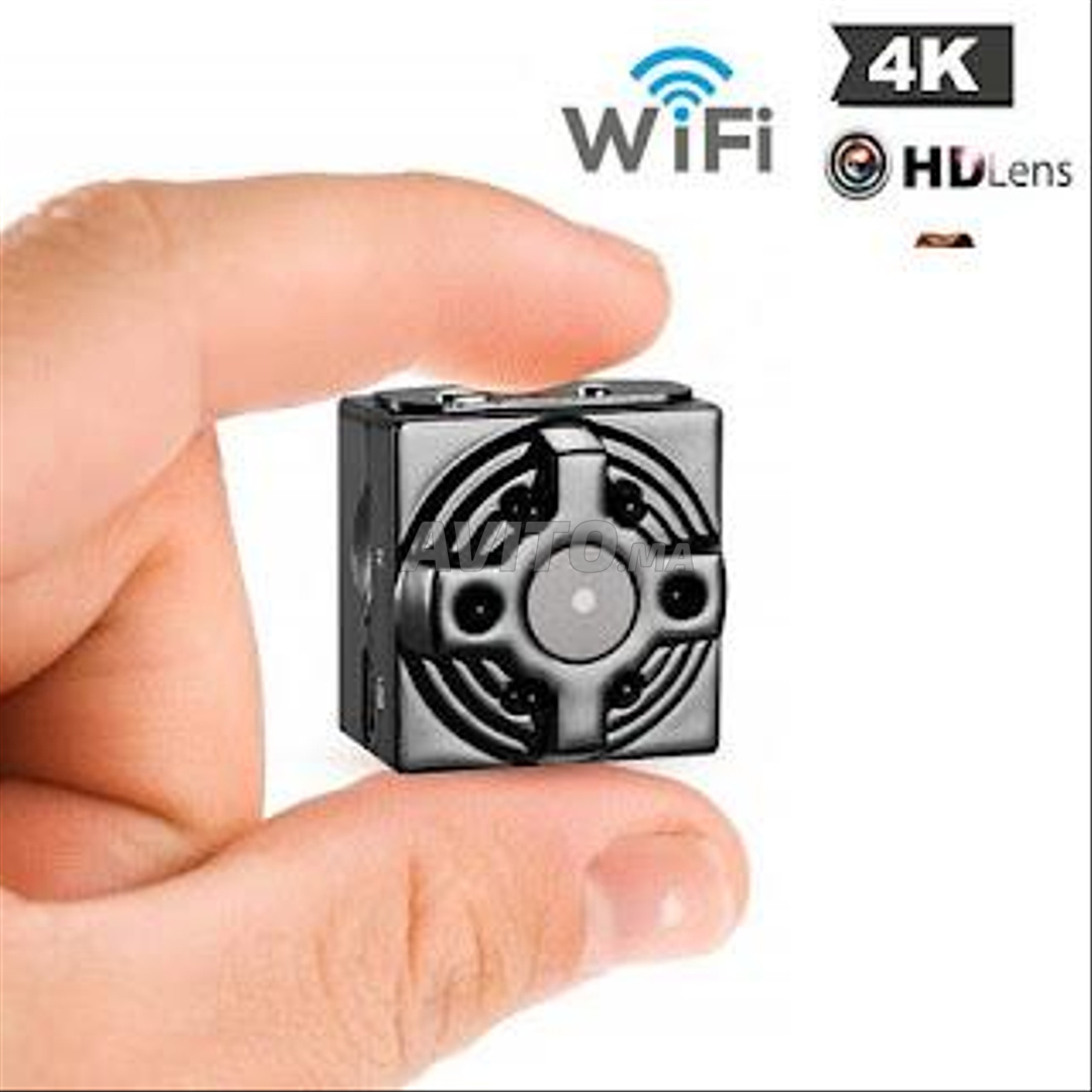Mini caméra espion Voiture WiFi sans fil - 4K 3D - 1