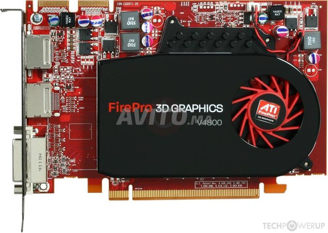 GPU MARQUE AMD FirePro V4800 1GB GDDR5 - 2