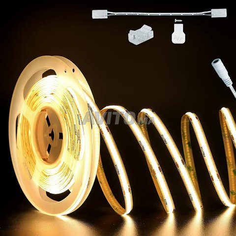 Bande lumineuse flexible LED COB 5 m DC12 - 1