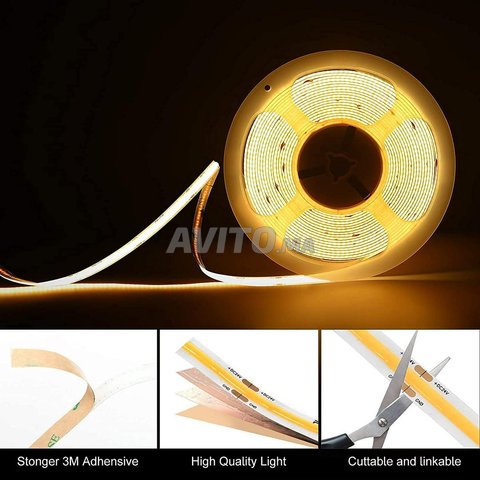 Bande lumineuse flexible LED COB 5 m DC12 - 6