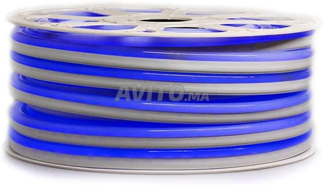 néon flexible étanche bleu 50 mètres - 1