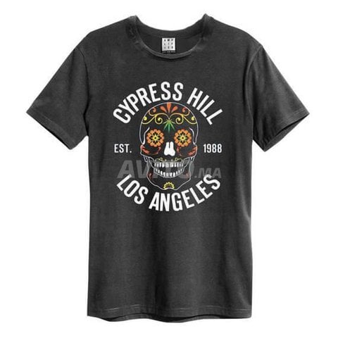 T-Shirt Cypress Hill Floral Skull Homme Taille M - 2