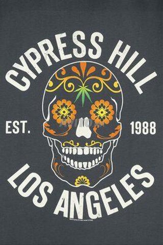 T-Shirt Cypress Hill Floral Skull Homme Taille M - 5