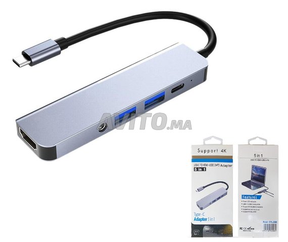 Adaptateur USB-C vers 3.0 2 Pd InterfaceAudio3.5mm - 1