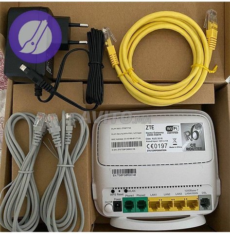 Routeur ADSL-ZTE ZXHN H267N-Wifi-N300 gigabite  - 6