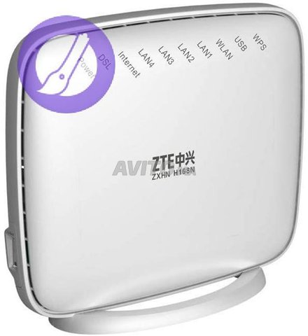 Routeur ADSL-ZTE ZXHN H267N-Wifi-N300 gigabite  - 4