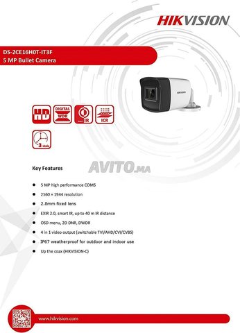 Hikvision camera turbo HD 5 MP  - 2