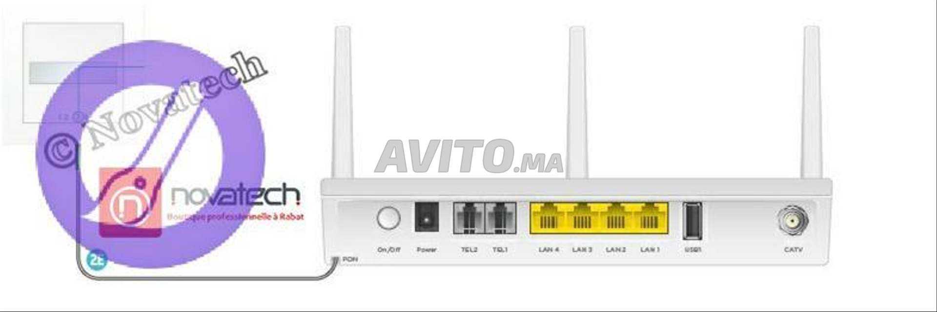 Routeur Wifi -Fibre Optique- HUAWEI GPON EG8247Q - 8
