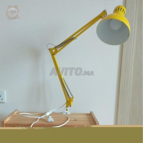 TERTIAL Lampe métal jaune -avec ampoule- IKEA - 4