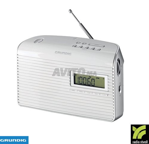 Grundig Radio analogique Lcd Fm Alarme horloge RDS - 1