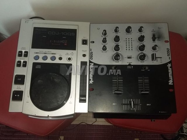 table de mixage Numark dm-1050 e cdj pioneer 100 s - 2